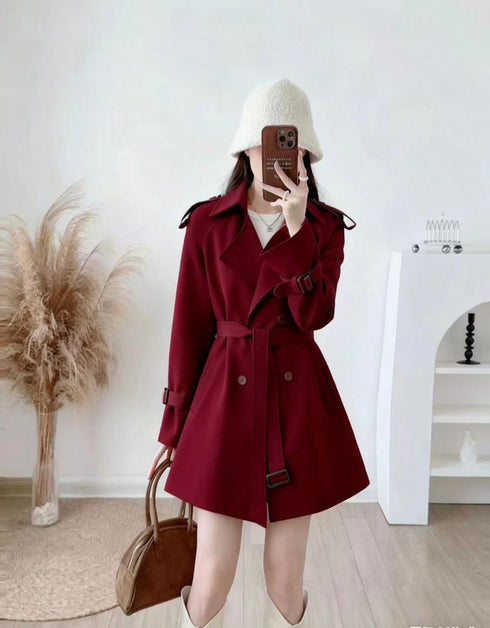 Women Short Trench Coat